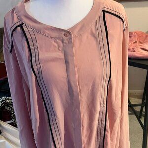 ELOQUII Pink blouse Sz 22